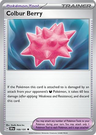Colbur Berry (168) Reverse Holofoil - Surging Sparks