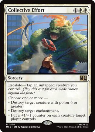 Collective Effort (126) - Commander: Marvel Super Heroes