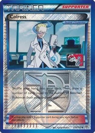 Colress (League Promo) (118) Reverse Holofoil - Plasma Storm