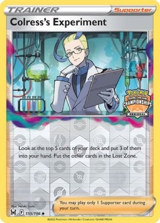 Colress's Experiment (Regional Championships) (155) Reverse Holofoil - Lost Origin