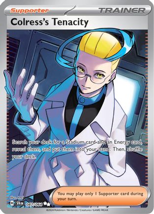 Colress's Tenacity (Full Art) (87) Holofoil - Shrouded Fable