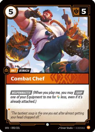 Combat Chef (092) Foil - Spiritforged