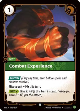 Combat Expertise (031) - Unleashed