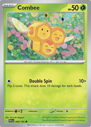 Combee (8) Reverse Holofoil - Paldea Evolved