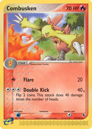 Combusken (27) Reverse Holofoil - Ruby and Sapphire
