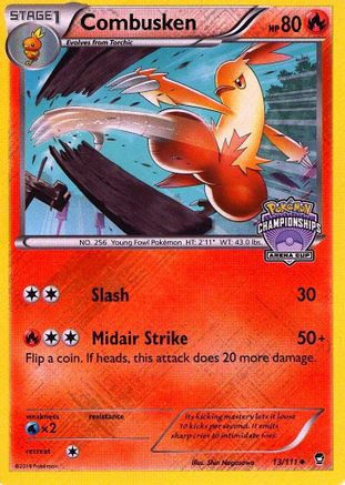 Combusken (Arena Cup Championships) (13) Reverse Holofoil - Furious Fists