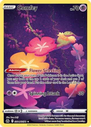 Comfey (GG14) Holofoil - Crown Zenith
