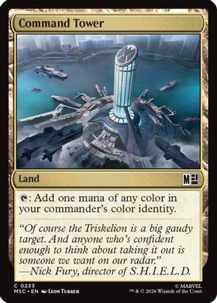 Command Tower (233) - Commander: Marvel Super Heroes