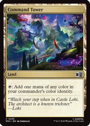 Command Tower (235) Surge Foil - Commander: Marvel Super Heroes