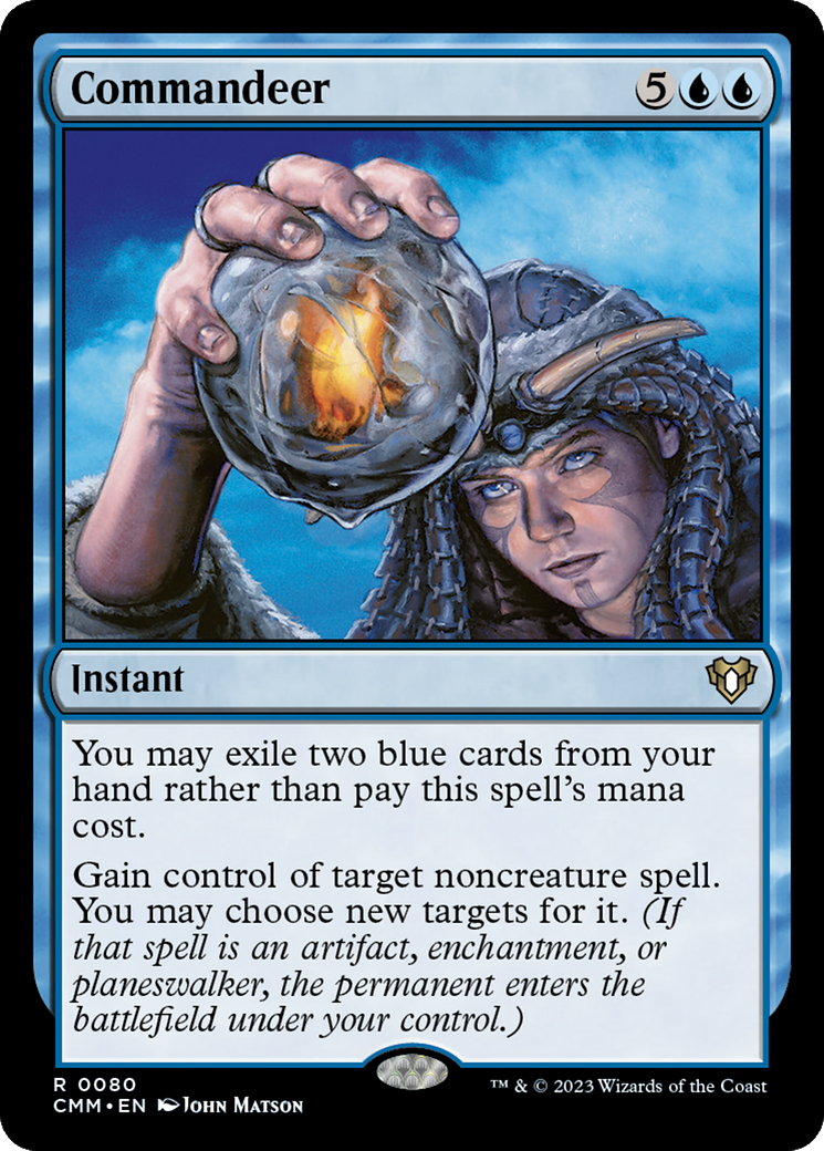 Commandeer (080) Foil - Commander Masters
