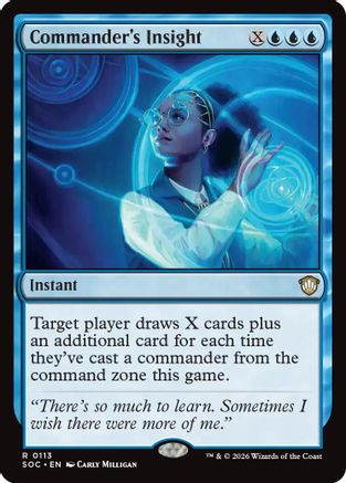 Commander's Insight (113) - Commander: Secrets of Strixhaven