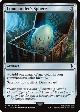 Commander's Sphere (339) Surge Foil - Commander: FINAL FANTASY