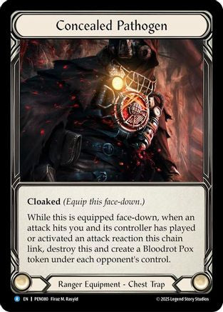 Concealed Pathogen (PEN080) Cold Foil - Compendium of Rathe