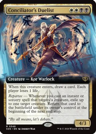 Conciliator's Duelist (Extended Art) (348) Foil - Secrets of Strixhaven