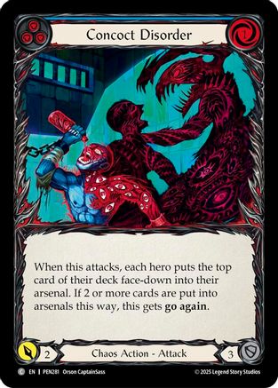 Concoct Disorder (Blue) (PEN281) Rainbow Foil - Compendium of Rathe