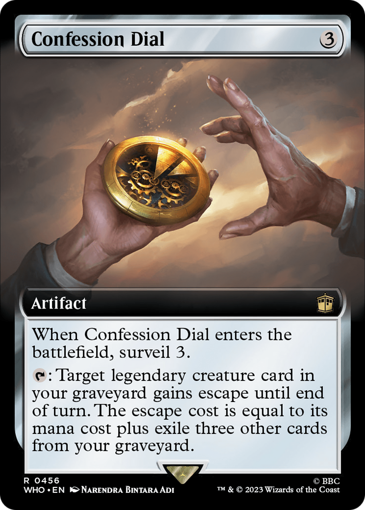 Confession Dial (Extended Art) (456) Foil - Doctor Who