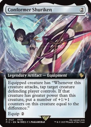 Conformer Shuriken (Extended Art) (127) Foil - Commander: FINAL FANTASY