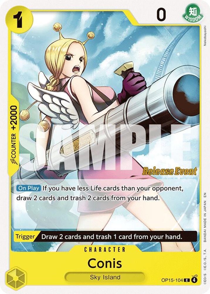 Conis (OP15-104) Release Event Cards