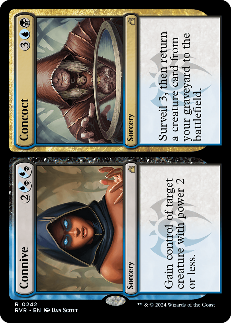 Connive // Concoct (242) - Ravnica Remastered