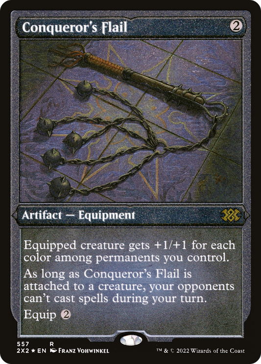 Conqueror's Flail (557) Etched Foil - Double Masters 2022