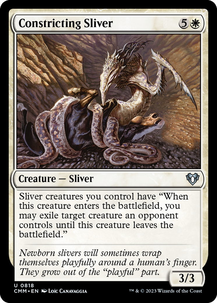 Constricting Sliver (818) - Commander Masters
