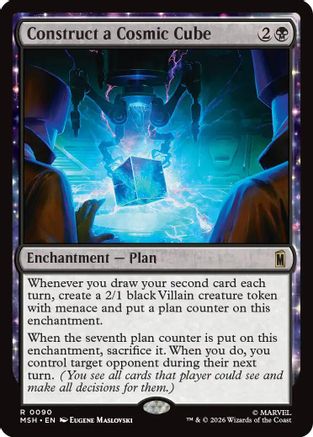 Construct a Cosmic Cube (090) Foil - Marvel Super Heroes