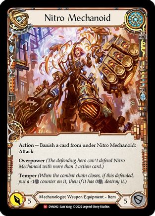 Construct Nitro Mechanoid // Nitro Mechanoid (DYN092) Cold Foil - Dynasty