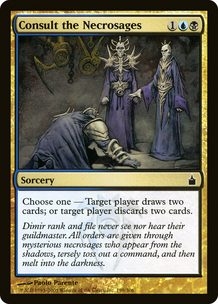 Consult the Necrosages (199) Foil - Ravnica: City of Guilds