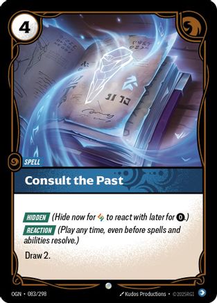 Consult the Past (083) - Origins