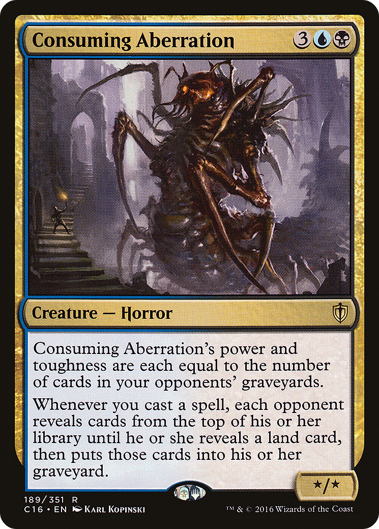 Consuming Aberration (189) - Commander 2016