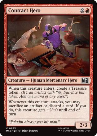 Contract Hero (683) - Commander: Marvel Super Heroes