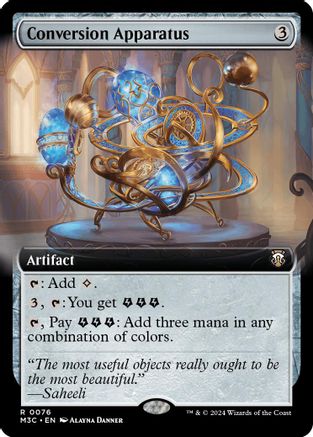 Conversion Apparatus (Extended Art) (076) Ripple Foil - Commander: Modern Horizons 3