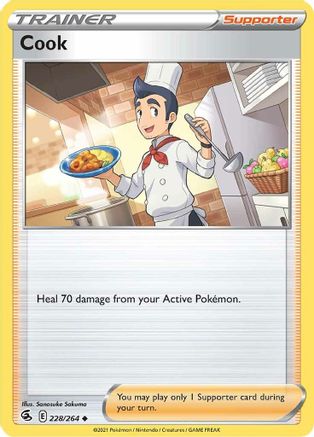 Cook (228) Reverse Holofoil - Fusion Strike