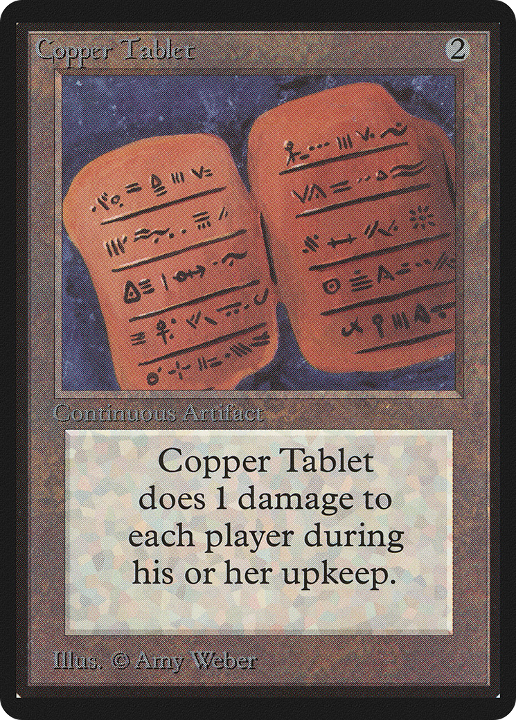 Copper Tablet - Limited Edition Beta