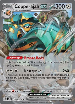Copperajah ex (150) Holofoil - Paldea Evolved