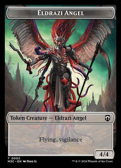 Copy // Eldrazi Angel (1/2) Ripple Foil - Commander: Modern Horizons 3 Tokens