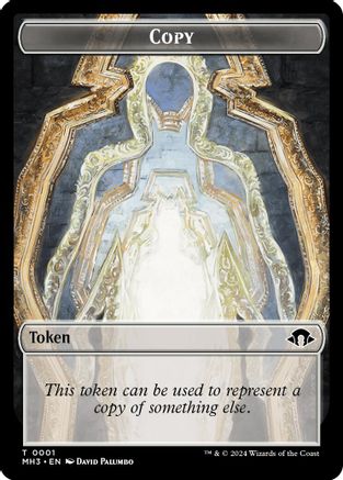 Copy // Eldrazi Angel (1/2) Ripple Foil - Commander: Modern Horizons 3 Tokens