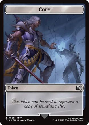 Copy // Moogle Double-Sided Token (25 // 34) Surge Foil - FINAL FANTASY
