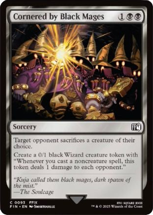 Cornered by Black Mages (093) Foil - FINAL FANTASY