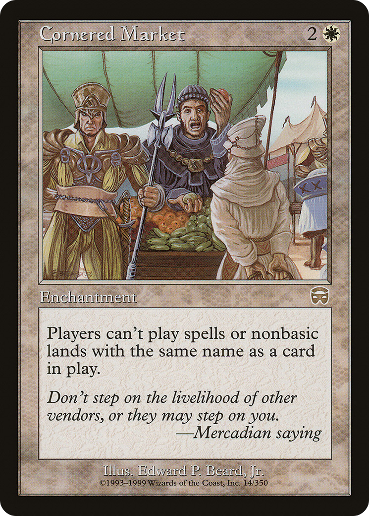 Cornered Market (014) Foil - Mercadian Masques