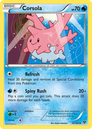 Corsola (36) - XY Base Set