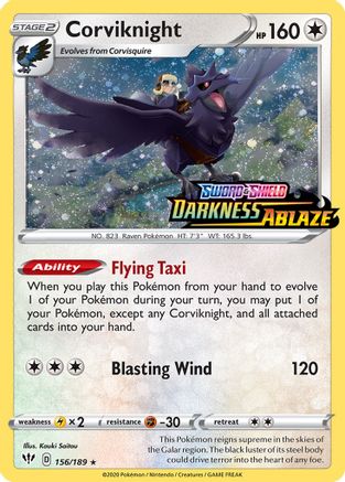 Corviknight (Stamped) (156) Holofoil - Miscellaneous Cards & Products