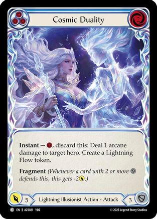 Cosmic Duality (Blue) (AZS021) - Armory Deck: Zyggy