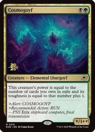 Cosmogoyf (Prerelease) (215) Foil - Edge of Eternities