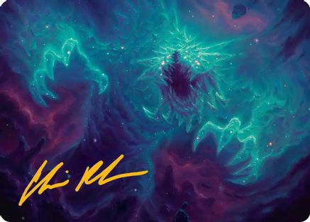Cosmogoyf (024s) Gold-Stamped - Art Series: Edge of Eternities