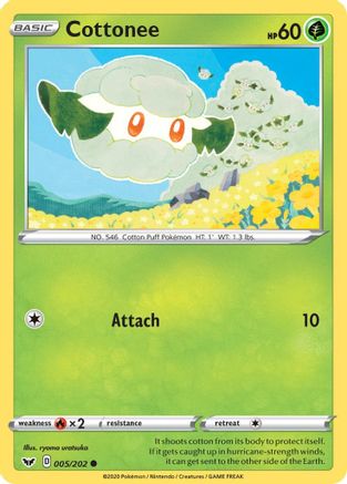 Cottonee (5) - Sword & Shield