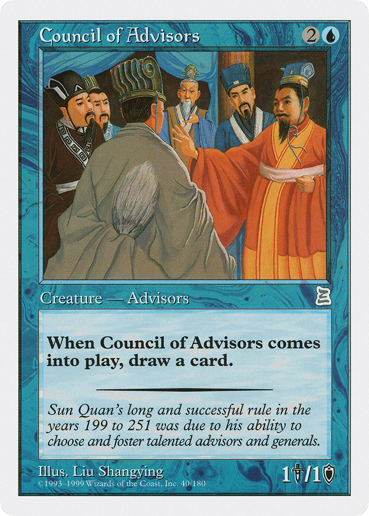 Council of Advisors (040) - Portal Three Kingdoms