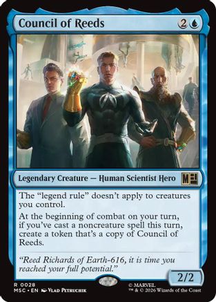 Council of Reeds (028) - Commander: Marvel Super Heroes