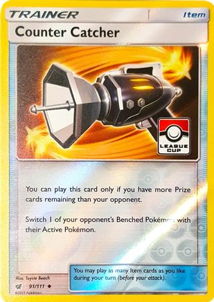Counter Catcher (League Cup) (91) Reverse Holofoil - League & Championship Cards