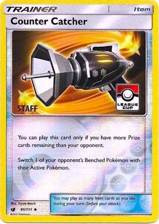 Counter Catcher (League Cup) [Staff] (91) Reverse Holofoil - Crimson Invasion